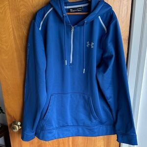Under Armour Royal Blue Half-Zip Hoodie